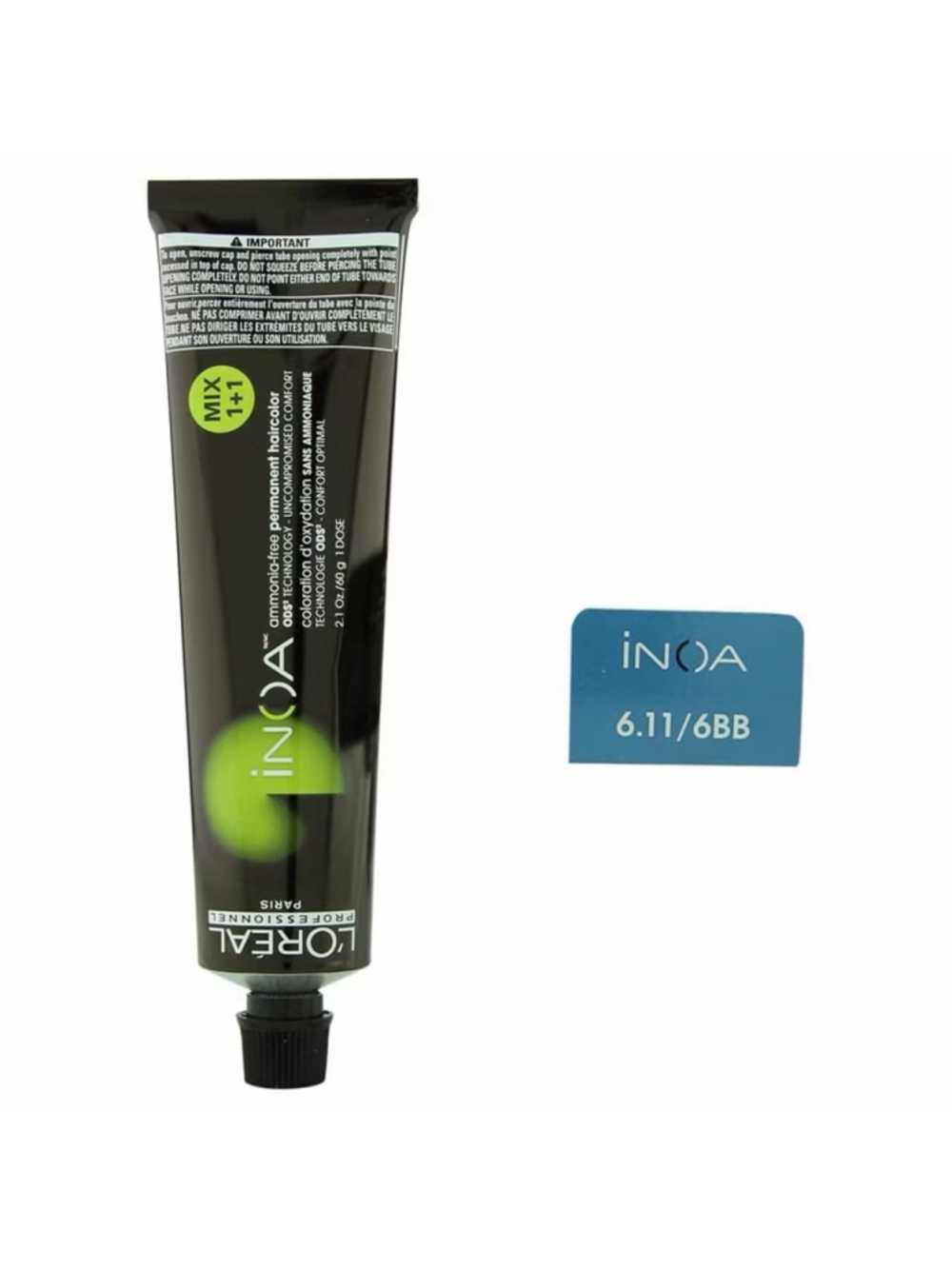 L'Oréal Professionnel INOA Ammonia-Free Hair Color 6.11/6BB